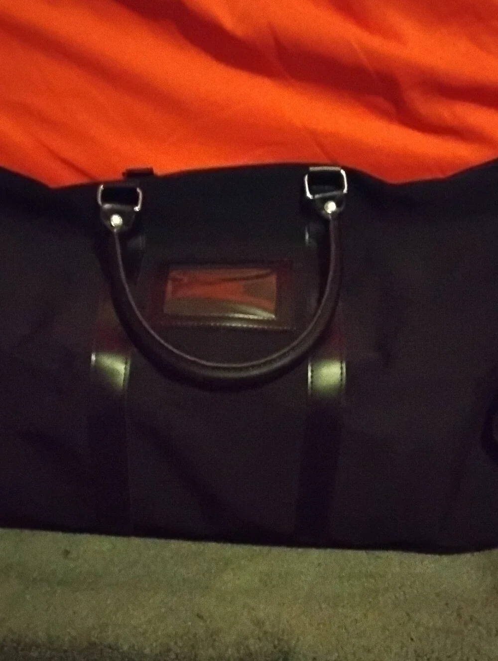 Calvin Klein Vintage Black Duffel Bag with Subtle Logo